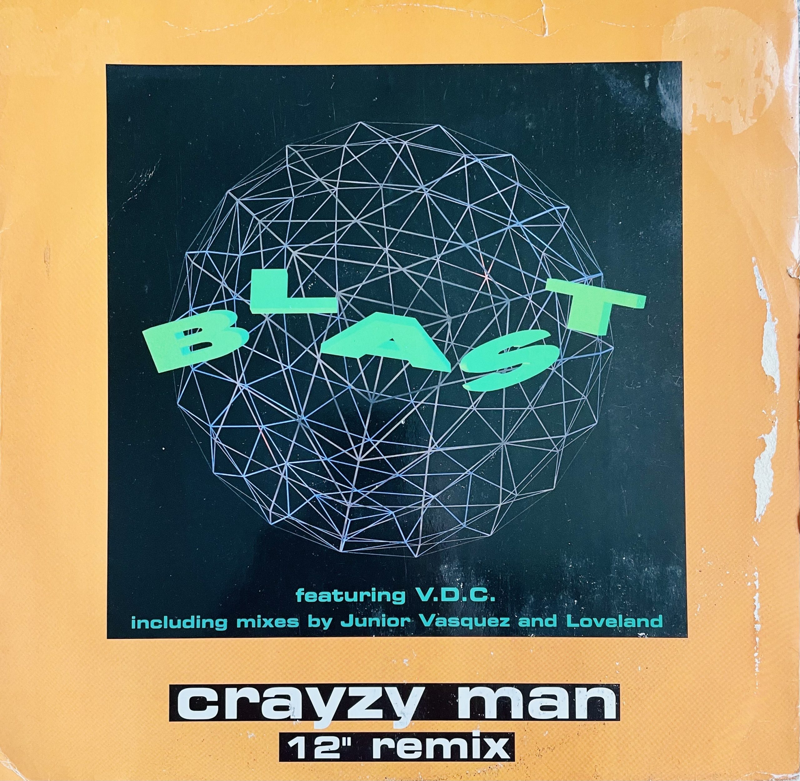 Blast feat VDC - Cazy Man (Loveland Mix) 12" Vinyl Sleeve Cover